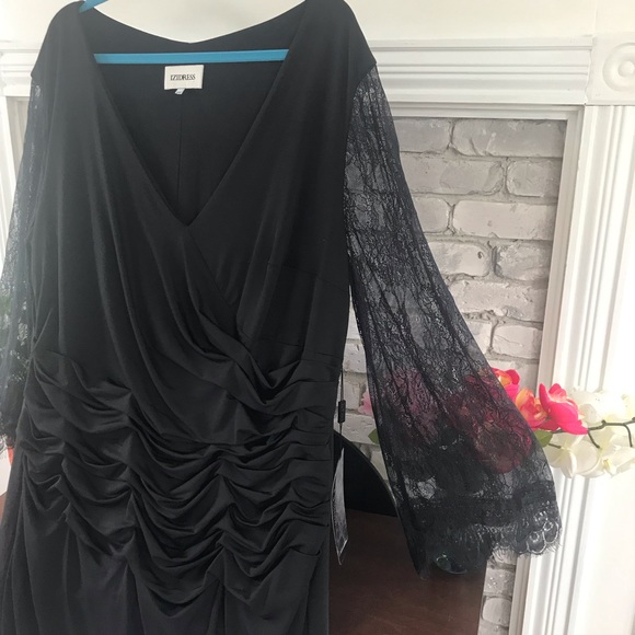IZIDRESS COCKTAIL DRESS PARTY LACE  SLEEVE Sz 22W - Picture 5 of 8